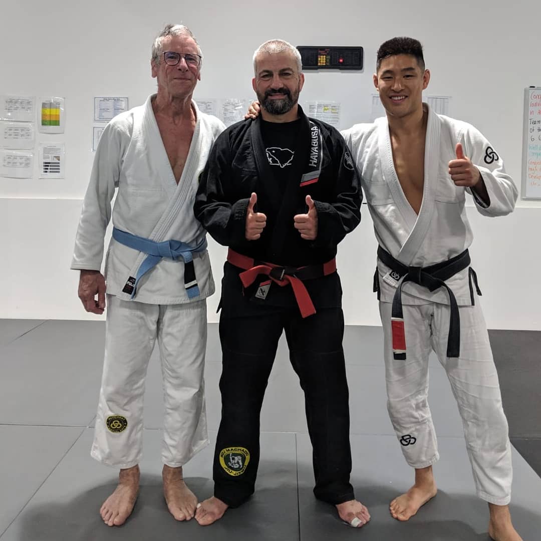 My instructor
    Billy with Carlos Machado in the middle