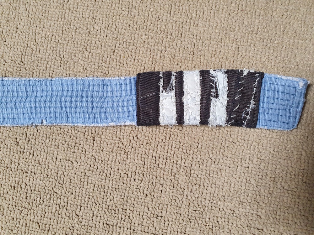 My worn out old blue belt